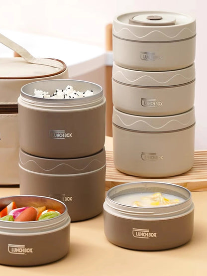 Compact Leak-Proof Lunch Box Set
