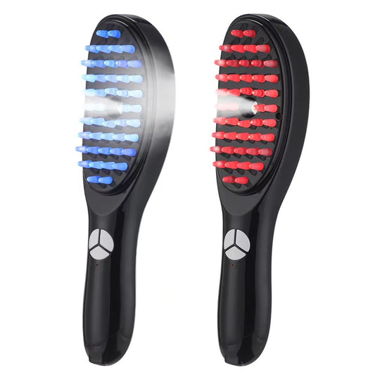 Electric LED vibrating hair massager for hair growth– Anti-Hair Loss & Growth
