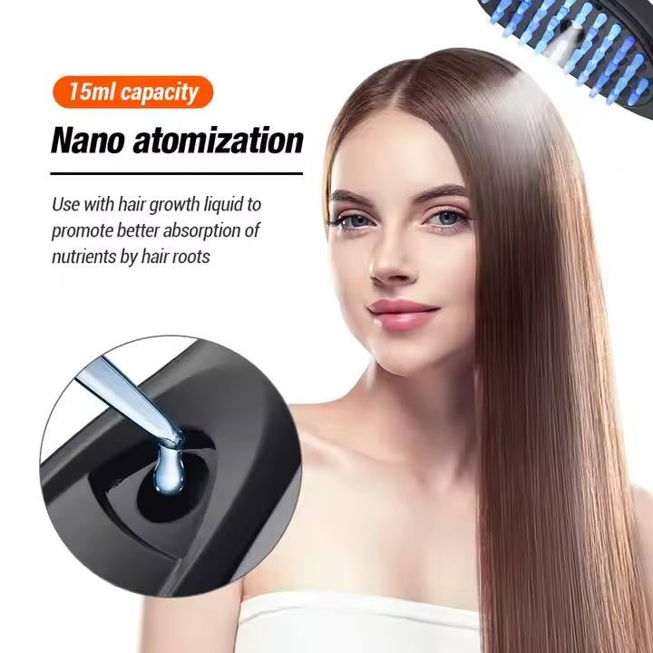 Electric LED vibrating hair massager for hair growth– Anti-Hair Loss & Growth