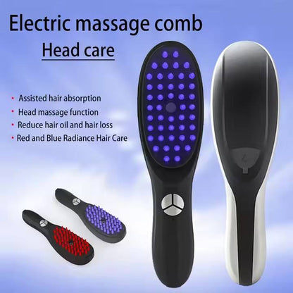 Electric LED vibrating hair massager for hair growth– Anti-Hair Loss & Growth