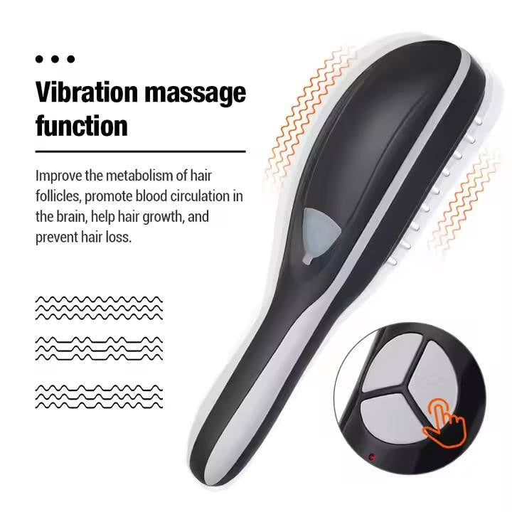 Electric LED vibrating hair massager for hair growth– Anti-Hair Loss & Growth