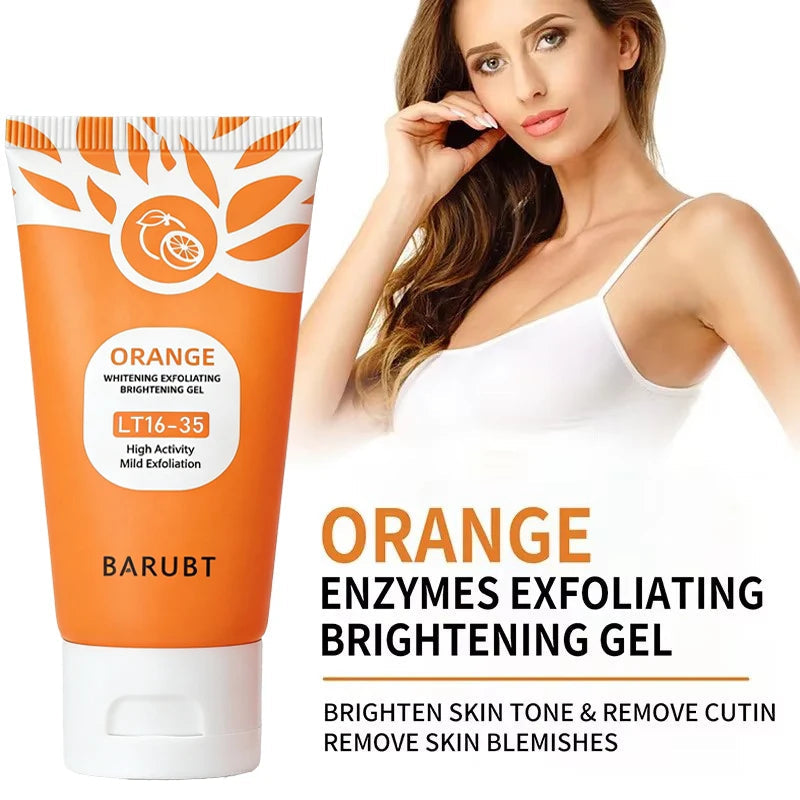 Vitamin C Orange Brightening Exfoliating Gel for Glowing Skin
