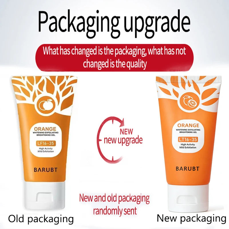 Vitamin C Orange Brightening Exfoliating Gel for Glowing Skin