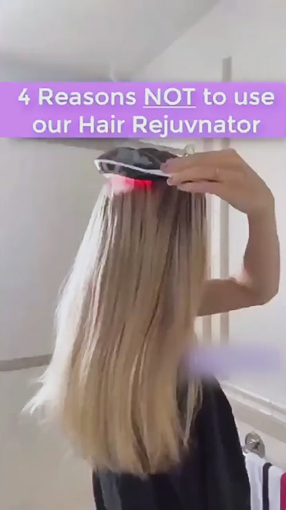 Electric LED vibrating hair massager for hair growth– Anti-Hair Loss & Growth